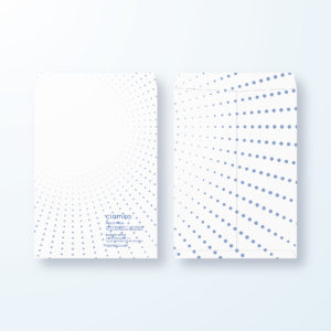 封筒デザイン【角2封筒】拡大・拡散するイメージのデザイン